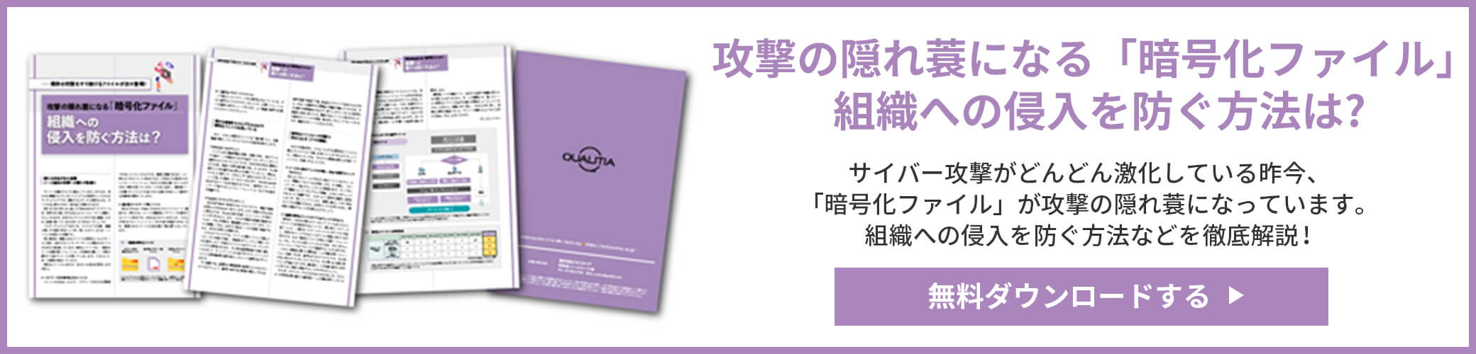 攻撃の隠れ蓑になる「暗号化ファイル」 組織への侵入を防ぐ方法は?